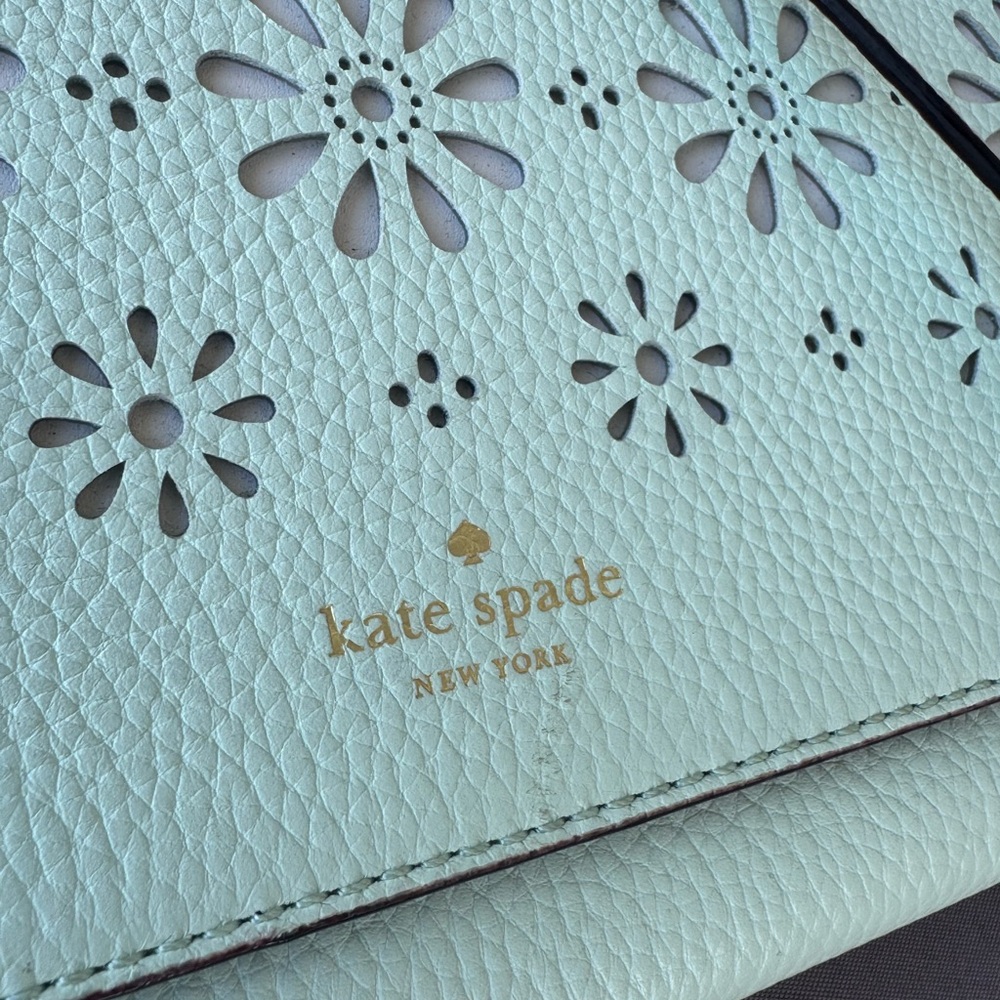 Kate Spade Turquoise Valencia Daisy Crossbody Bag - Picture 5 of 14